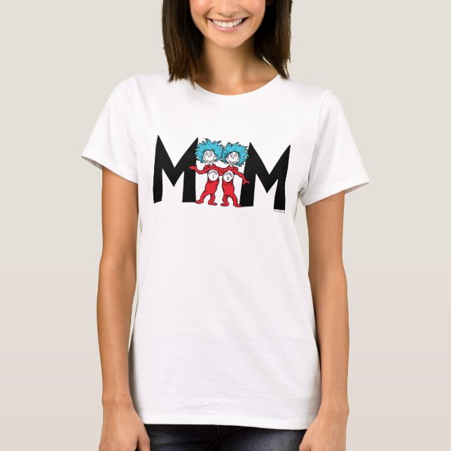 T-shirt Thing One Thing Two | Maman de Jumeaux (Devant)