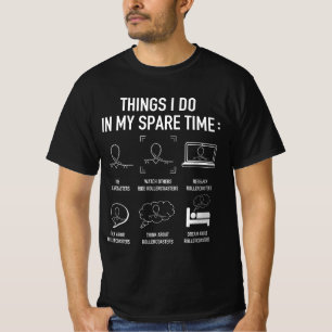 T-shirt Things I Do In My Spare Time Rollercoasters Theme