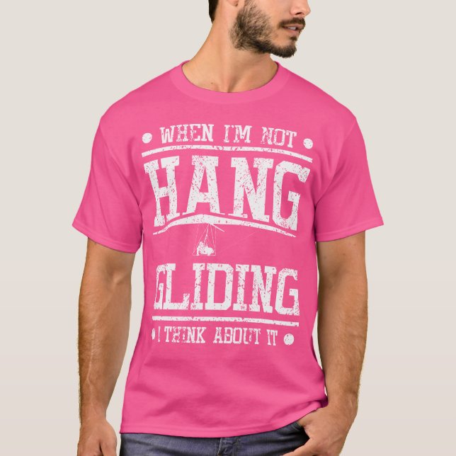 T-shirt Think About Hang Gliding (Devant)