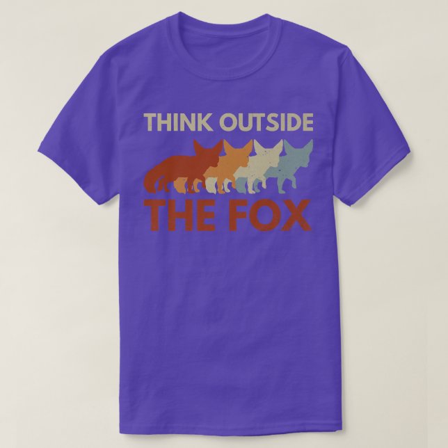 T-shirt Think outside the fo Pun for a Fennec Fo Epert Pre (Design devant)