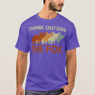 T-shirt Think outside the fo Pun for a Fennec Fo Epert Pre
