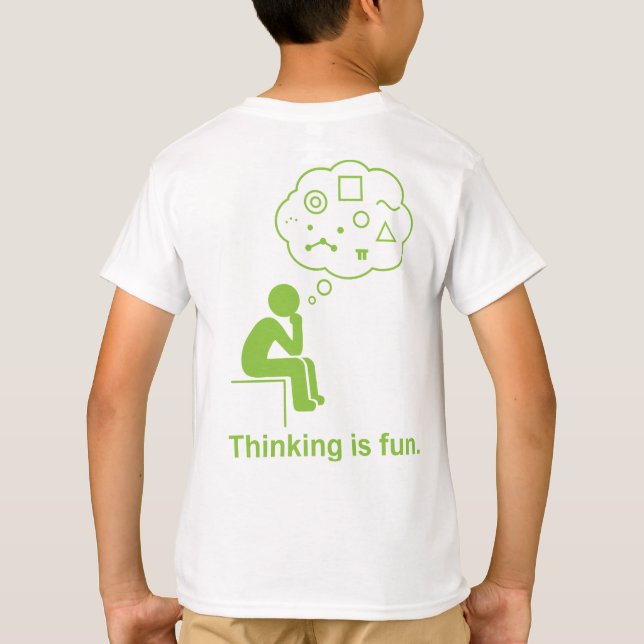 T-shirt Thinking_is_fun (Dos)