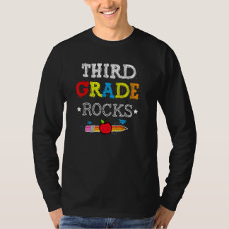 T-shirt Third Grade Rocks  Team 3rd Grade Teacher 1