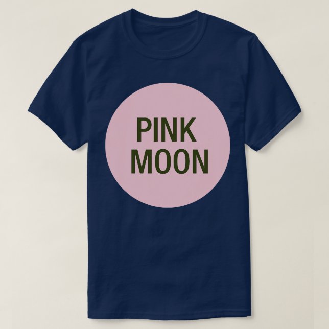 T-shirt Thirt de lune rose (Design devant)