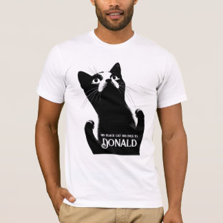 T-shirt This Black Cat Belongs to [Name] – Personalized