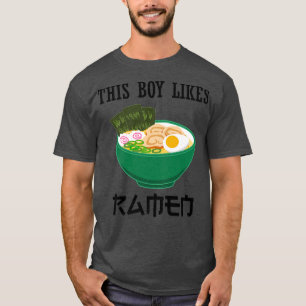 T-shirt This Boy Likes Ramen Noodles Japanese Food 2907