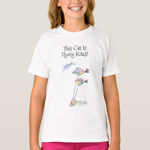 T-shirt "This Cat Is" Caricature série Kites volant