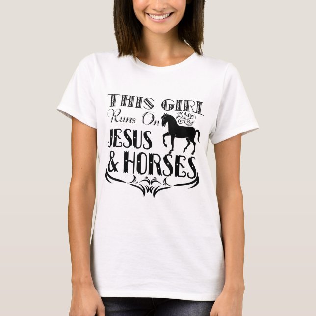 T-shirt This Girl Runs (Devant)