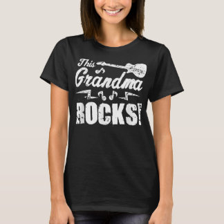 T-shirt This Grandma Rocks - Guitar Rock n Roll Funny Tee