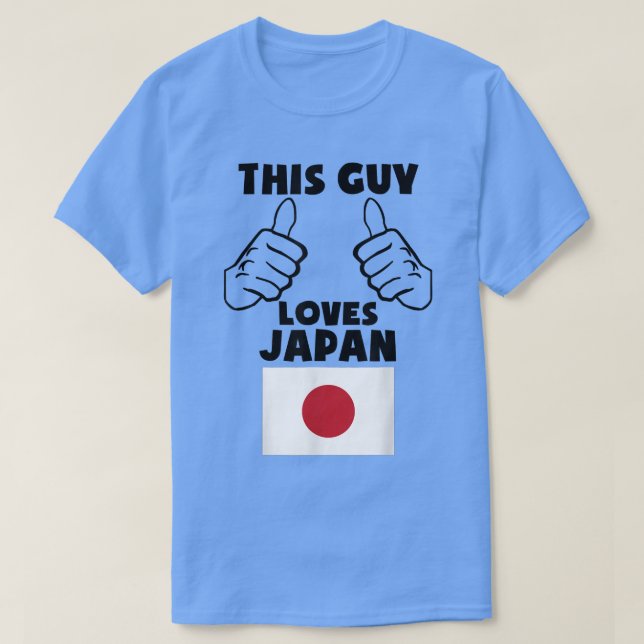 T-shirt This Guy Loves Japan Funny Japanese Flag  (Design devant)