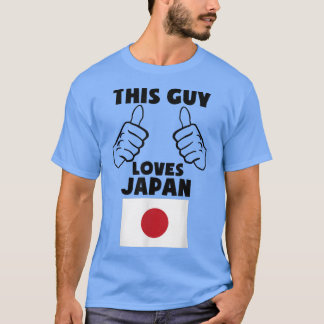 T-shirt This Guy Loves Japan Funny Japanese Flag 