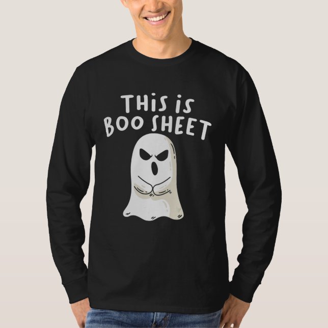 T-shirt This Is Boo Sheet Ghost Retro Halloween Costume Me (Devant)