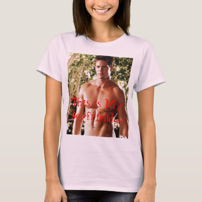 T-shirt This is My Boyfriend.... (Devant)
