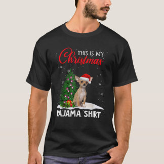 T-shirt This Is My Christmas Pajama Chihuahua Xmas Dog Lov