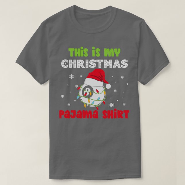 T-shirt This Is My Christmas Pajama pool Theme (Design devant)