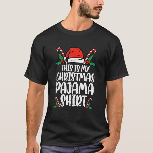 T-shirt This Is My Christmas Pajama   Xmas PJs Men Women 1 (Devant)