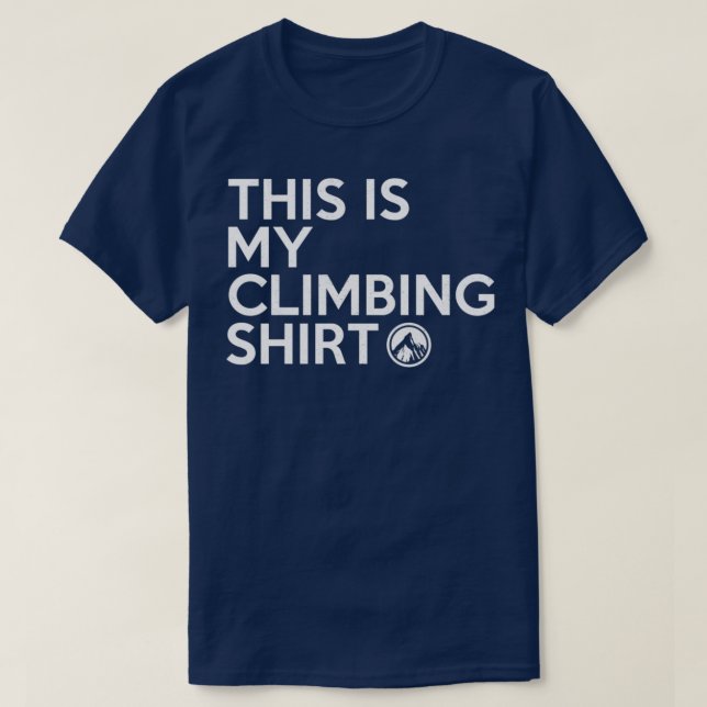 T-shirt This is my climbing (Design devant)