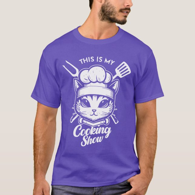 T-shirt This is my cooking show boy (Devant)