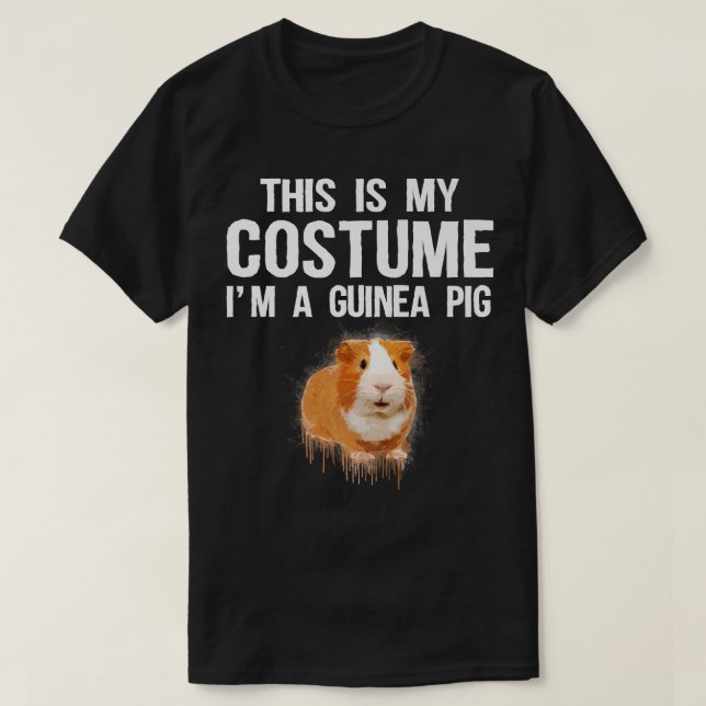 T-shirt This Is My Costume I'm A Guinée (Design devant)
