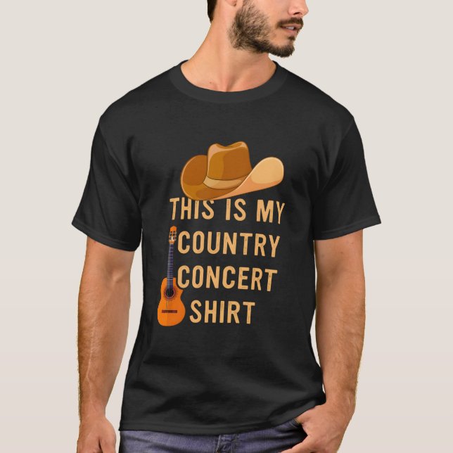 T-shirt This Is My Country Concer Music (Devant)
