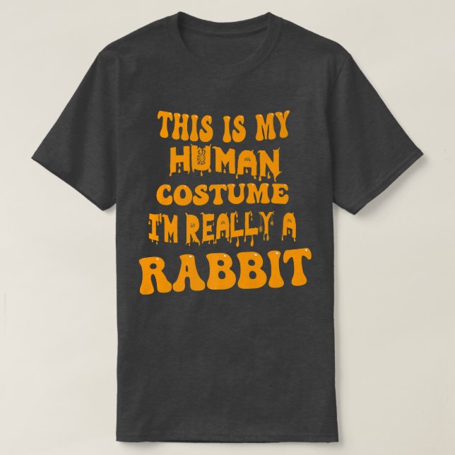 T-shirt This Is My Human Costume I'm (Design devant)
