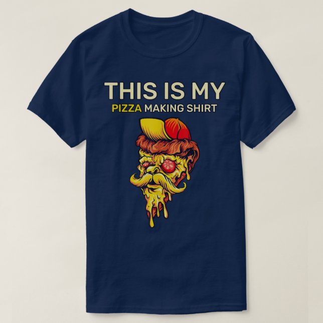T-shirt This Is My Pizza Making Shirt Pizza Maker  (Design devant)