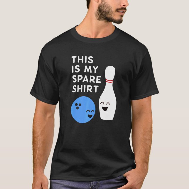 T-shirt This Is My Spare Bowling T (Devant)