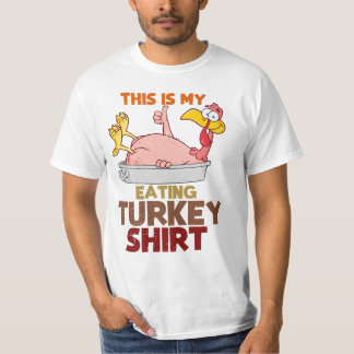 T-shirt This Is My Turkey Eating Shirt – Funny Thanksgivin