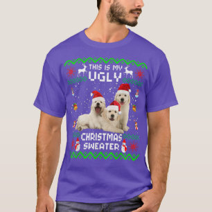 T-shirt This Is My Ugly Sweater Funny Christmas Golden Ret
