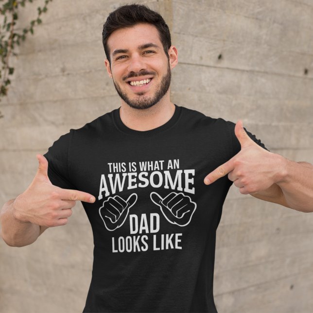 T-shirt This is What an Awesome Dad Looks Like Funny Dad (Créateur téléchargé)