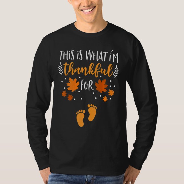 T-shirt This is What I'm Thankful for Thanksgiving Fall Pr (Devant)