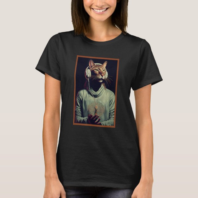 T-shirt Thom le chat de Yorke (Devant)