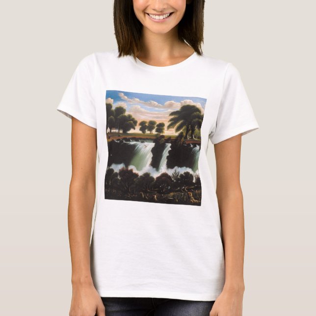 T-shirt Thomas Chambers Genesee Falls Rochester (Devant)