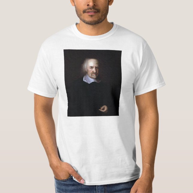 T-shirt Thomas Hobbes par John Michael Wright (Devant)
