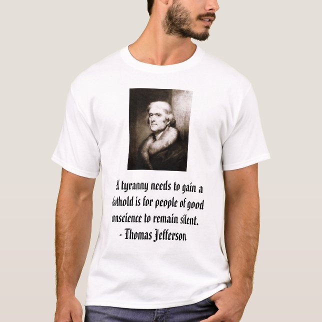 T-shirt Thomas Jefferson (Devant)