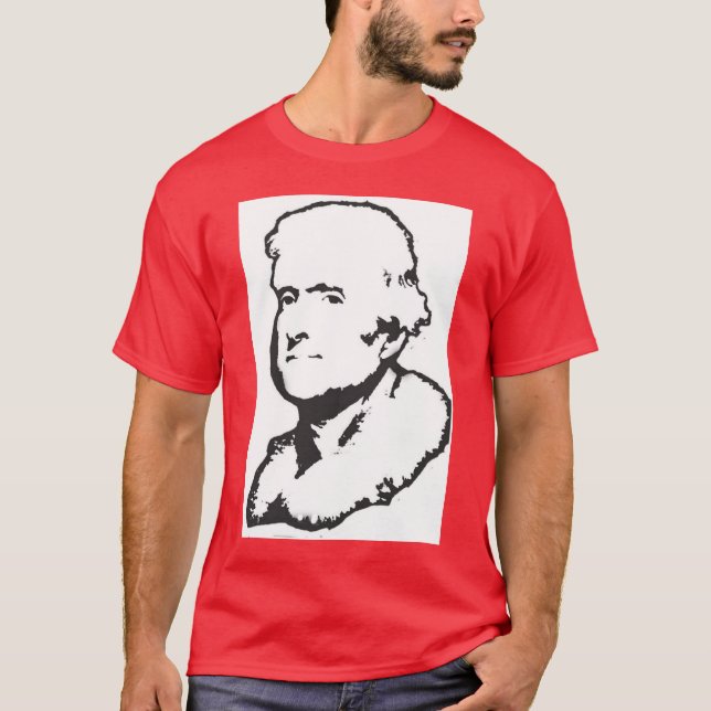 T-shirt Thomas Jefferson (Devant)
