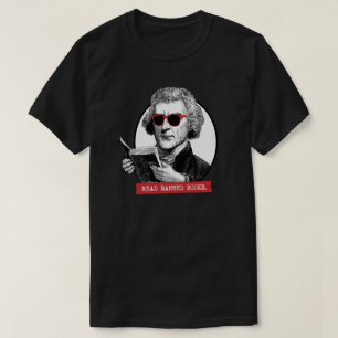 T-shirt Thomas Jefferson Lit Des Livres Interdits