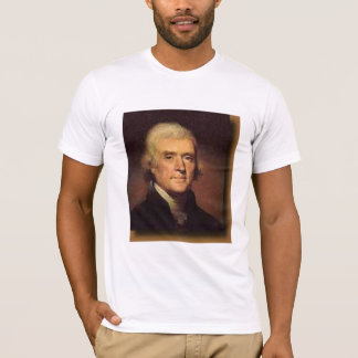 T-shirt Thomas Jefferson, nos amitiés… - customisé