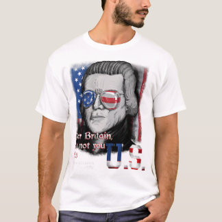 T-shirt Thomas Jefferson Père Fondateur Drapeau États-Unis
