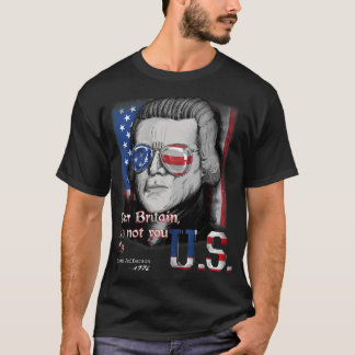 T-shirt Thomas Jefferson Père Fondateur Drapeau États-Unis