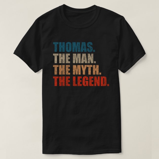 T-shirt Thomas L'Homme Le Mythe La Légende (Design devant)