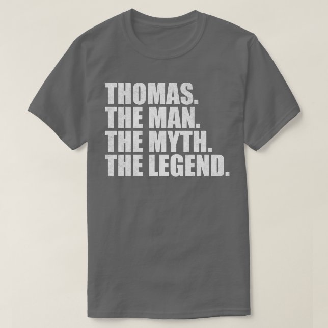 T-shirt Thomas Nom Thomas prénom Thomas (Design devant)