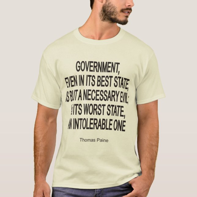 T-shirt Thomas Paine (Devant)