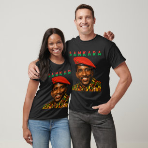 T-shirt Thomas Sankara Art Panafricain - Burkina Faso