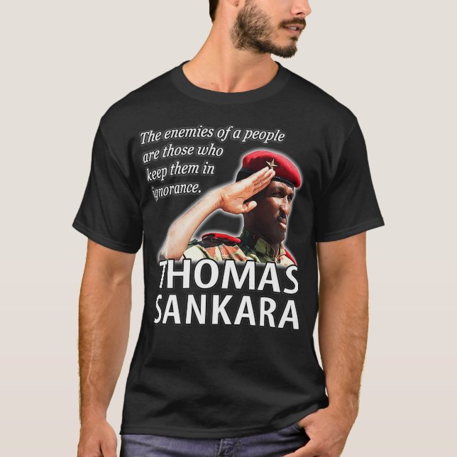 T-shirt Thomas Sankara Les ennemis du peuple Premium  (Devant)