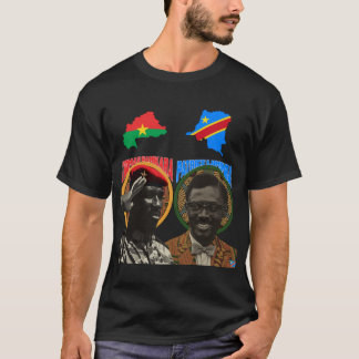 T-shirt Thomas Sankara & Patrice Lumumba Pan-African Shirt