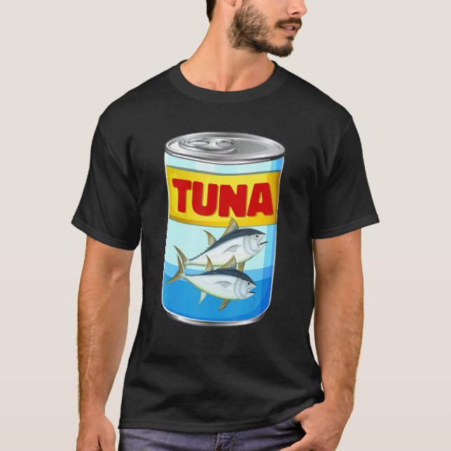 T-shirt Thon en conserve pêche du thon rouge (Devant)