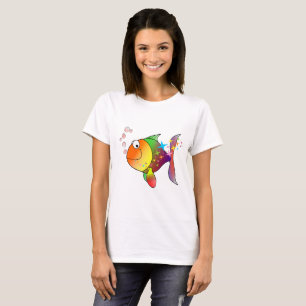 T-shirt Thon multi de l'océan pacifique de couleur