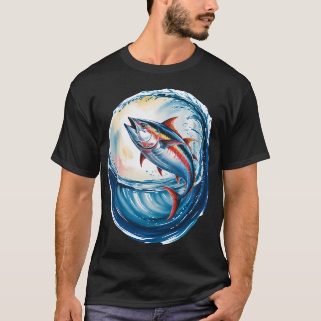 T-shirt Thon Sauvage - Esprit de la Mer (Devant)
