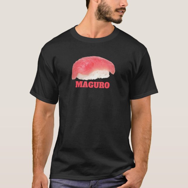 T-shirt Thon Sushi Alimentation Graphique Maguro Nigiri Po (Devant)